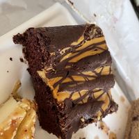 Brownie with peanutbutter  at Das Glück Cafe in Darmstadt