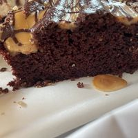 Brownie mit Erdnuss (zwei Mahlzeiten, puh…😜)  at Das Glück Cafe in Darmstadt