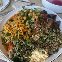 Salad of the day  at Das Glück Cafe in Darmstadt