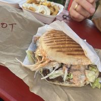 Veganer Döner , Pommes mit Mayo   at Vegöner in Erlangen