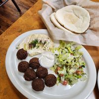 Falafel Plate at Queen of Mediterranean in Lenexa