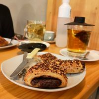 Chocolate bread ❤️ at Duzu Kafe Taberna in Durango