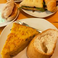 Vegan tortilla with cheese at Duzu Kafe Taberna in Durango