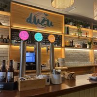 The bar  at Duzu Kafe Taberna in Durango