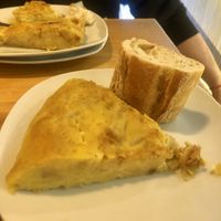 Pintxos tortillas  at Duzu Kafe Taberna in Durango