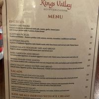   at Kings Valley Egyptian Cuisine in Forster