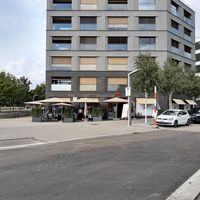 Exterior and outdoor seating at Steiner-Beck in Dietikon