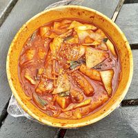 Super tasty vegan Tteokbbokki! at Yoshi Sushi in West London