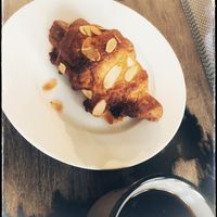 Vegan pain qu almond - where have you been all my life at King of Tarts in Edmonton