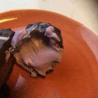 Ube cream puff at King of Tarts in Edmonton