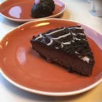 Fantastic chocolate pie at King of Tarts in Edmonton