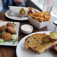 Delish food, and so pretty! at The Roxy Cafe in Vernon