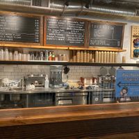Counter at Whistlepunk Ice Cream Co in Leavenworth