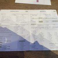 Menu at Beezou in Dortmund