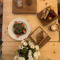 Croissant blueberry  at Nibs Healthy Bar in Menorca