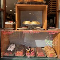 Vegan bakery all homemade and lots of gluten-free options  at Nibs Healthy Bar in Menorca