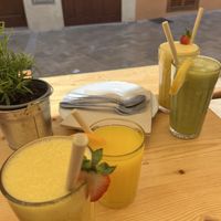 Juices and smoothies  at Nibs Healthy Bar in Menorca