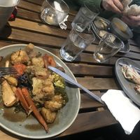 Mushroom Wellington Sunday Lunch  at Divine Wellness in Manchester