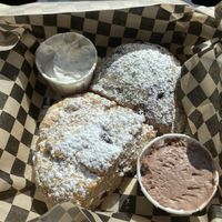 Blueberry and chocolate chip scones, SO tasty!!!  at SconeGrown in Bellingham