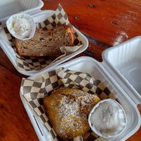 Golden Mylk Scone and Banana Bread at SconeGrown in Bellingham