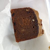 Vegan coffee and pecan loaf at Laurents in West London