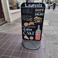 Outside at Laurents in West London