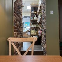 From seating area  at Laurents in West London