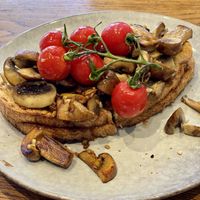 mushrooms on toast  at The Gardent Reigate in Reigate