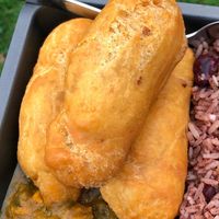 Dumplings  at Caribbean Kitchen in Stourbridge