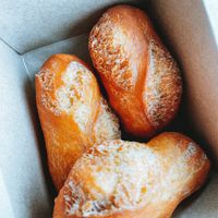 Plantain dumplings  at Caribbean Kitchen in Stourbridge