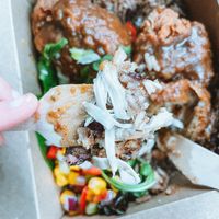 Jackfruit nugget at Caribbean Kitchen in Stourbridge