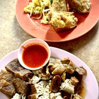 Towgay, tofu & Kwai Chup  at Sin Sheng Huat 新盛发茶室 in Johor Bahru