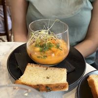 Mango starter  at Bonnard in Paris