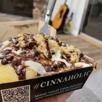 Cookie Monster  at Cinnaholic in Long Beach