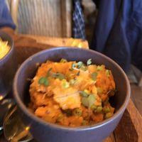 Potatoes and peas  at Dane & Port - Natural Kitchen in Bournemouth