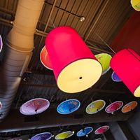 Beautiful surroundings, delicate background music, and cool cooking demos on small screen. at Miko Thai Kitchen in Hudson