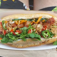 Got the Vegan pork belly. Loaded up with chilli this is brilliant. at Bibra Lake Lunch Bar in Bibra Lake