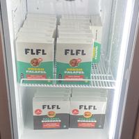 Falafel from their freezer to buy for home  at FLFL - Utrecht in Utrecht