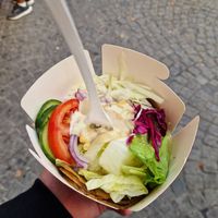 Vöner Box mit Pommes at Vöner Döner - Food Stand in Wurzburg