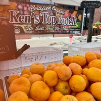 Organic golden nugget mandarins  at Downtown Farmers Market - First St in San Jose