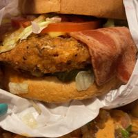 Deluxe Chicken Burger at Project Pollo - Crownhill in San Antonio