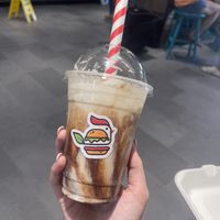 Reeses shake- tasted like butterfinger but was good  at Project Pollo - Crownhill in San Antonio