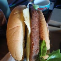 Vegan rascal burger at Rascal in Charlestown