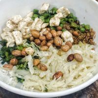 Thunder Tea rice at Tian En Vegetarian  in Johor Bahru