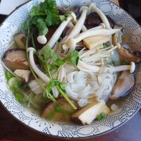 Mushroom pho at Pho C&P in Aarhus