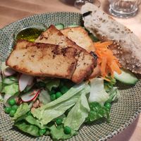 Salad with tofu at Roka in Rovaniemi