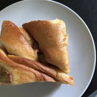 Vegan Ginger Rhubarb Babka  at Tarmachan in Ballater