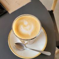 Oat milk latte at Tarmachan in Ballater