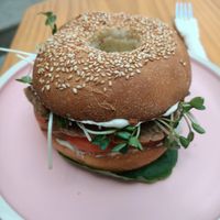 Bagel at iVegan Supershop Da Nang - Healthy Plant Based Cafe in Da Nang