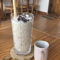 Coconut coffee  at iVegan Supershop Da Nang - Healthy Plant Based Cafe in Da Nang